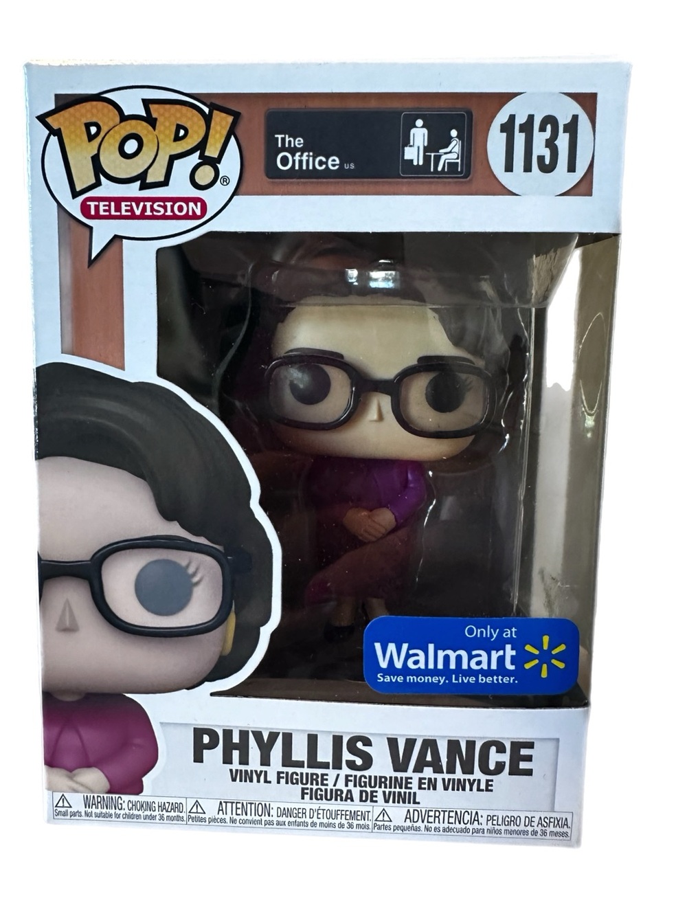 Funko Television The Office Phyllis Vance #1131 Vinyl Figure - Purple